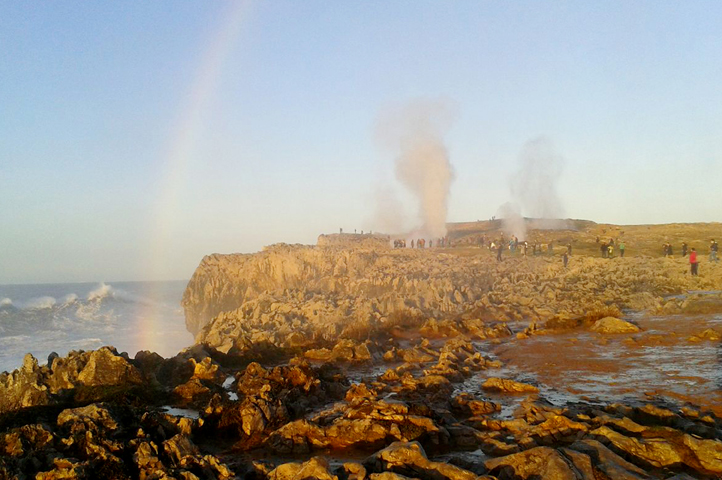 Blowholes at Llames de Pria, Asturias